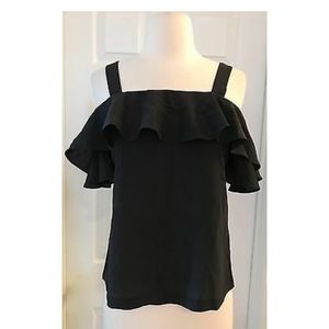 J.CREW PETITE COLD-SHOULDER TOP. SIZE: P2.